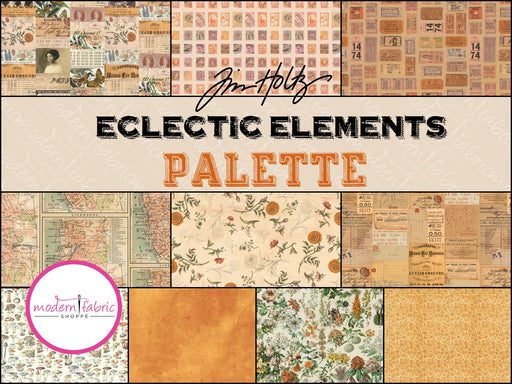 PRE-ORDER - Tim Holtz Elements-Pink- Half Yard Bundle- December 2024 - Modern Fabric Shoppe