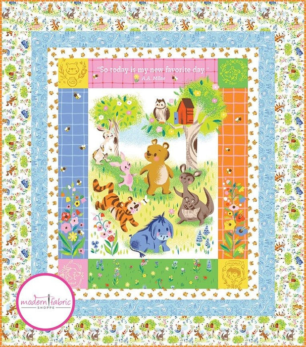 100 Acre Woods Panel Quilt Kit by Jill Howarth for Riley Blake - September 2024 - Modern Fabric Shoppe