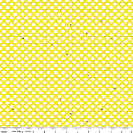 100 Aker Woods by Jill Howarth for Riley Blake Designs - Honey Hex C15175 - YELLOW - Half Yard September 2024 - Modern Fabric Shoppe