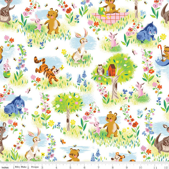 100 Aker Woods by Jill Howarth for Riley Blake Designs - Main C15170 - WHITE - Half Yard September 2024 - Modern Fabric Shoppe