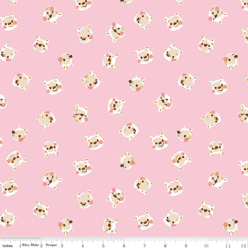 100 Aker Woods by Jill Howarth for Riley Blake Designs - Pooh Brain C15174 - PINK - Half Yard September 2024 - Modern Fabric Shoppe