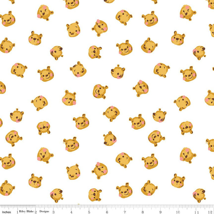 100 Aker Woods by Jill Howarth for Riley Blake Designs - Pooh Brain C15174 - WHITE - Half Yard September 2024 - Modern Fabric Shoppe