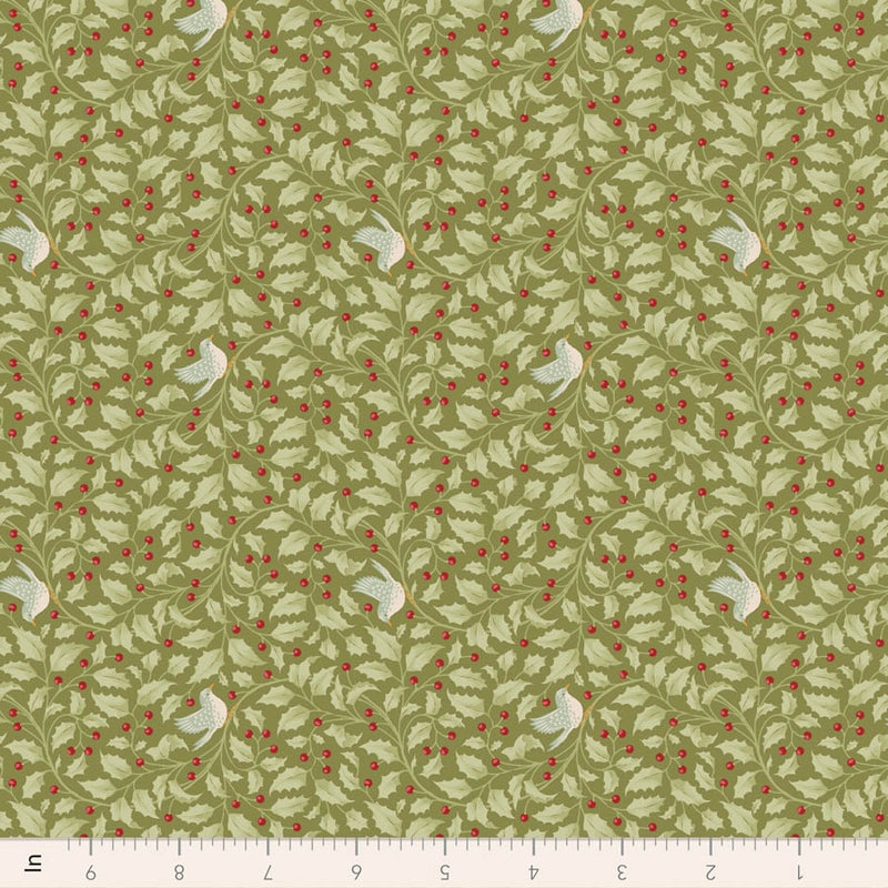 PRE-ORDER Tilda- Merry Little Christmas- Holly Moss TIL100631- Half Yard- July 2027