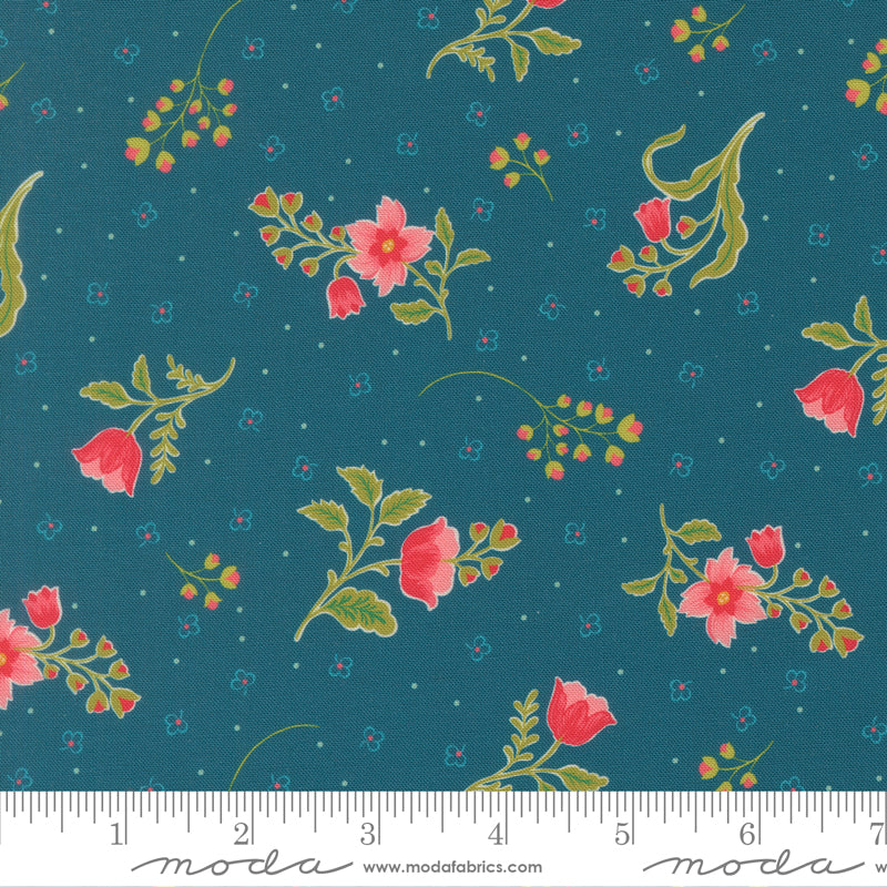PRE-Order Tilbury Garden by Crystal Manning- Horizon Blue 11994 20- Half Yard- March 2027