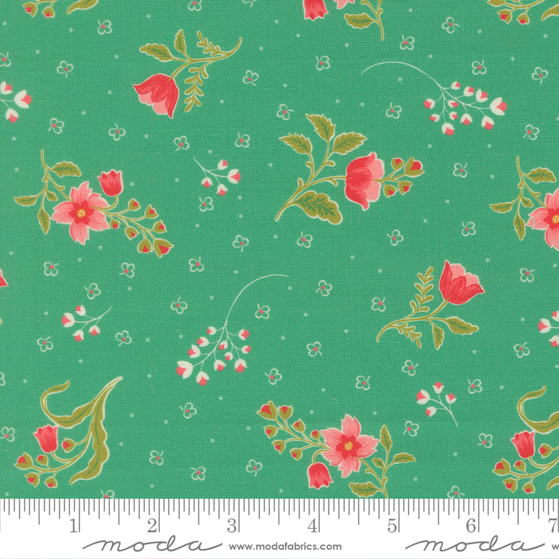 PRE-Order Tilbury Garden by Crystal Manning- Spearmint 11994 23- Half Yard- March 2027