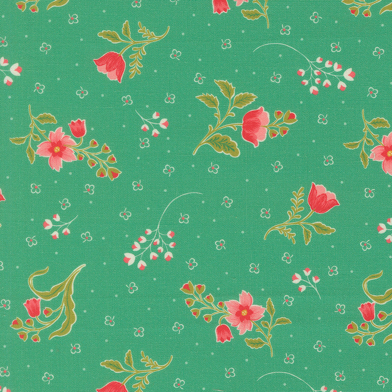 PRE-Order Tilbury Garden by Crystal Manning- Spearmint 11994 23- Half Yard- March 2027