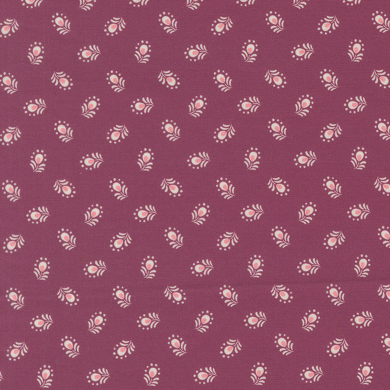PRE-Order Tilbury Garden by Crystal Manning- Cyclamen 11996 12- Half Yard- March 2027