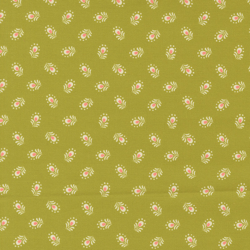 PRE-Order Tilbury Garden by Crystal Manning- Pesto 11996 17- Half Yard- March 2027