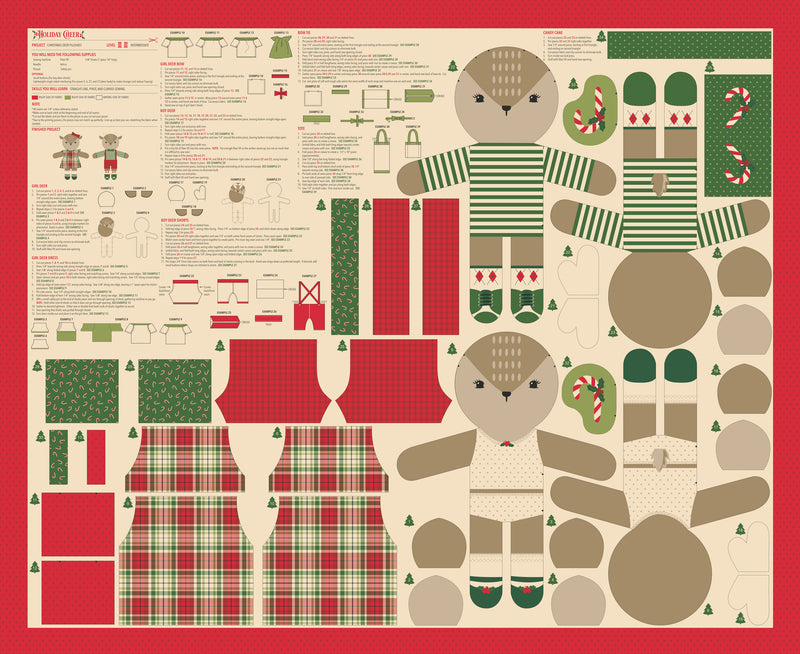 Holiday Cheer by Stacy Lest Hsu- Doll Panel 20979 11- May 2026