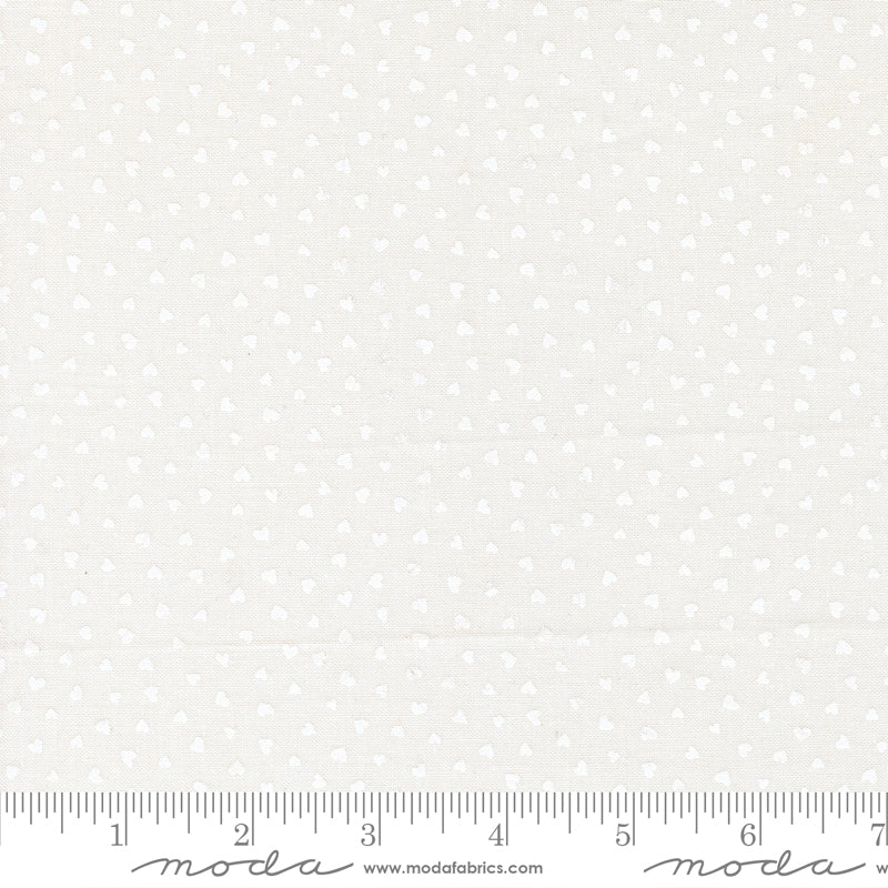Funny Valentine by Lizzy House- White 37148 31- Half Yard-