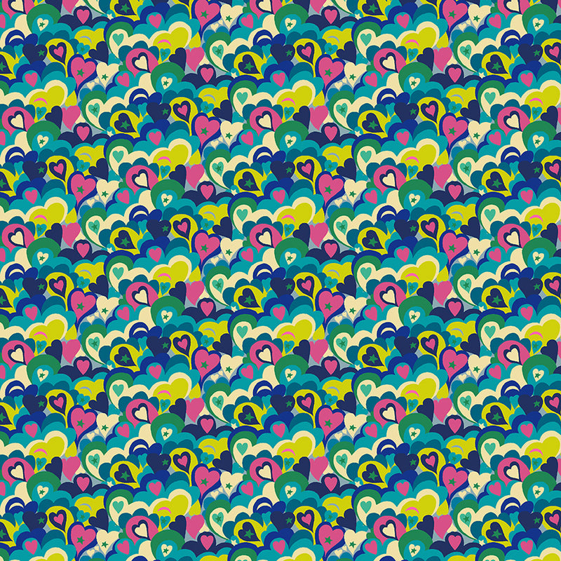 PRE-Order Sally Kelly- Cosmos- Blue Light 55151D-3 - Half Yard- November 2026