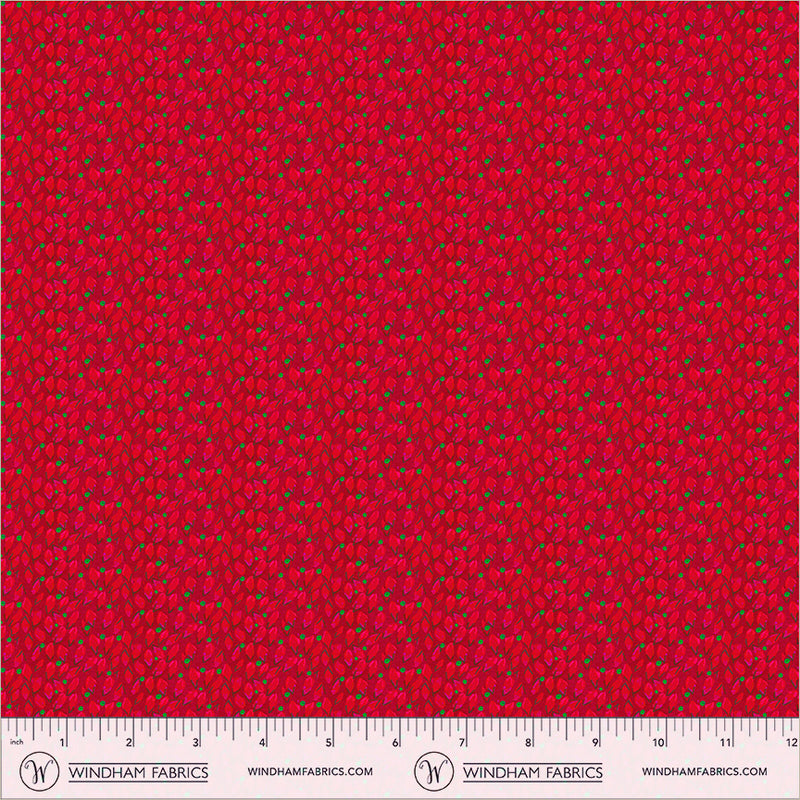 PRE-Order Sally Kelly- Celestial Skies- Taurus 55845D-4-Red-  Half Yard- May 2027