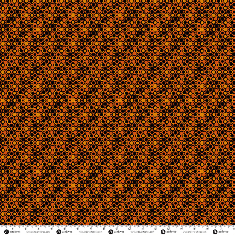PRE-Order Enchanter by Libs Elliott- Spellbound A-10784-O Flame- Half Yard- April 2027