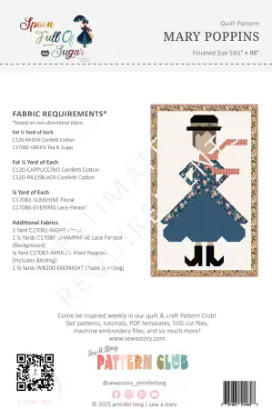Mary Poppins Quilt Pattern By Jennifer Long