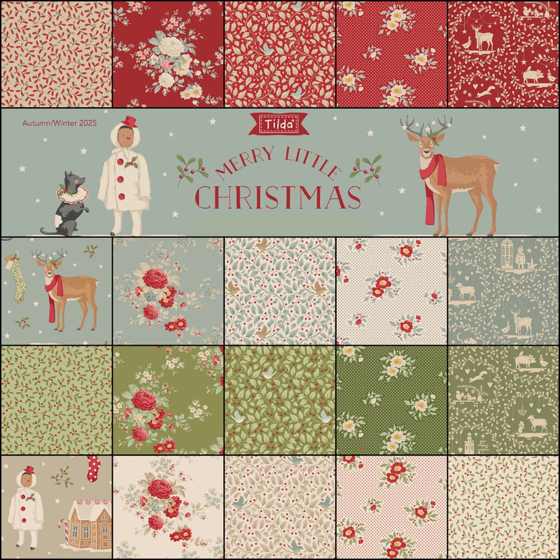 PRE-ORDER Tilda Merry Little Christmas- Half Yard Bundle- July 2027