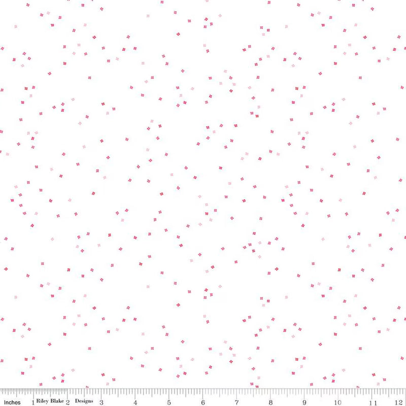 Blossom for Riley Blake Designs- Blossom on Pink C730-ALLTHEPINK- Half Yard