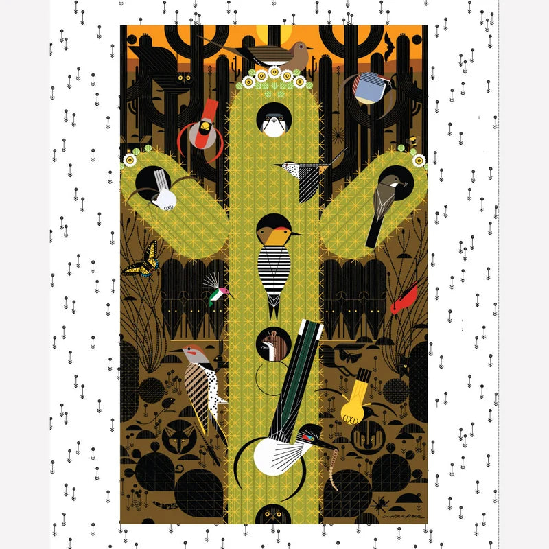 The Desert by Charley Harper- The Desert Poster Panel CH-456 Yard- August 2026