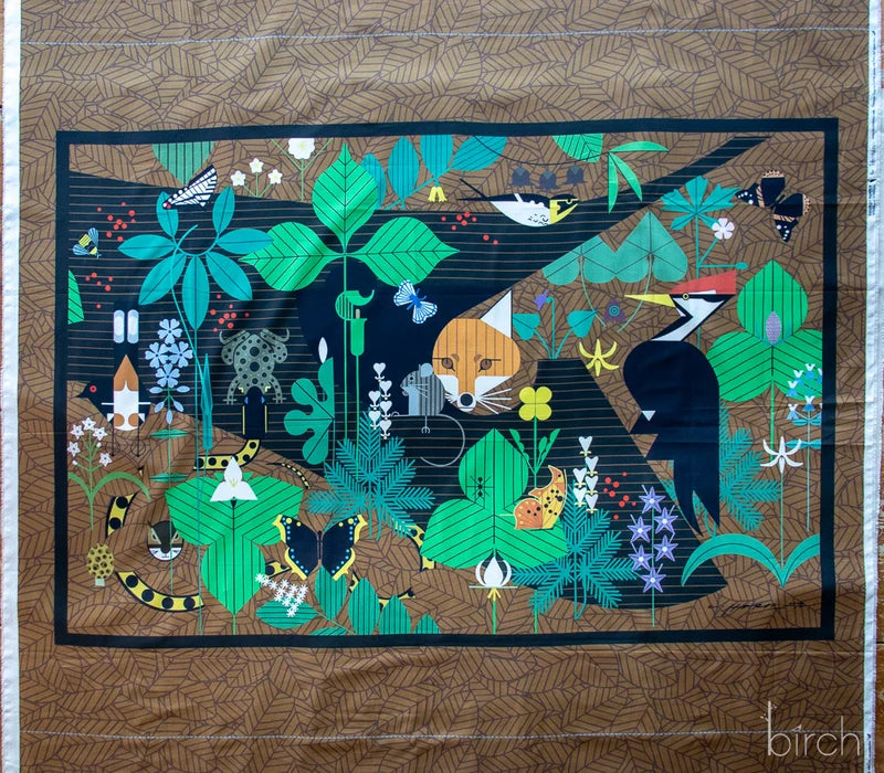 Woodland Wonder by Charley Harper- Woodland Wonder Poster Panel CH-457 Yard- August 2026