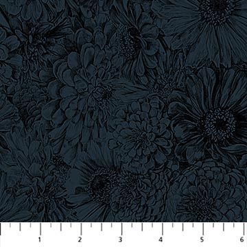 PRE-Order Anna Maria Textiles- Gentle Rendering- Bounty CLAMT105-99L Midnight- Half Yard- April 2027