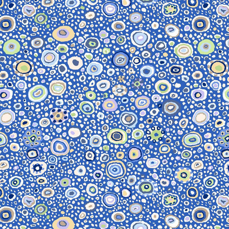 Kaffe Fassett Collective- Roman Glass GP01.BLWH- Half Yard- December 2026