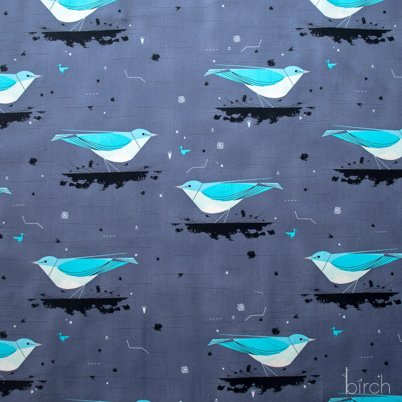 Iconic Vol. 2 by Charley Harper- Iconic Mountain Bluebird CH-453  Half Yard- 2026