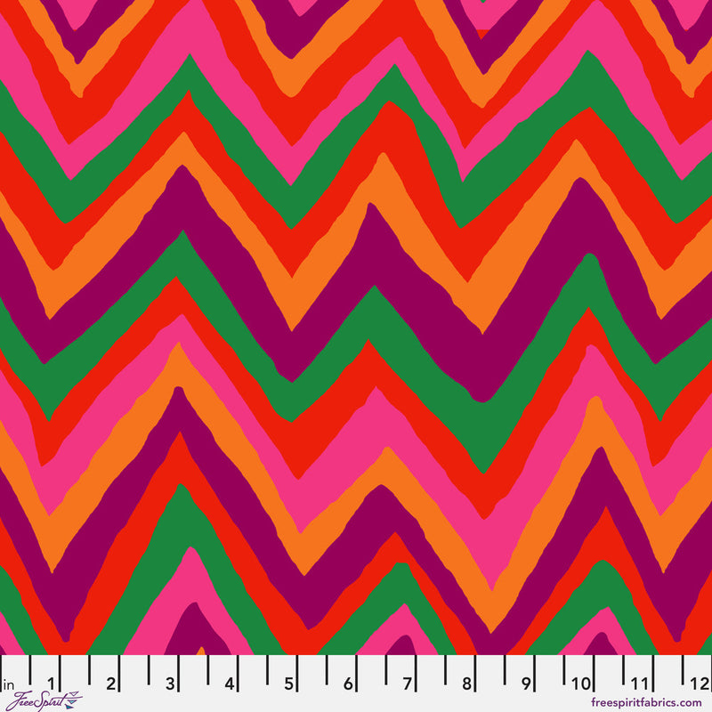 PRE-Order Kaffe Fassett February 2027 Collective- Jazz PWBM006.ORANGE- Half Yard