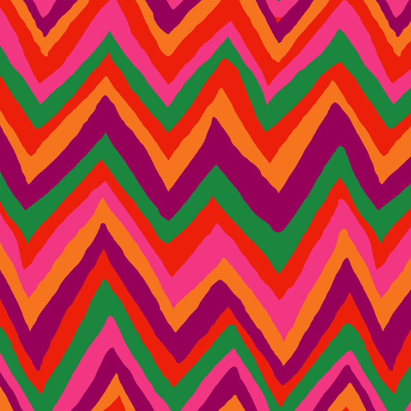 PRE-Order Kaffe Fassett February 2027 Collective- Jazz PWBM006.ORANGE- Half Yard