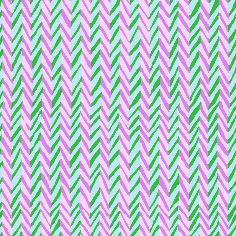 Kaffe Fassett February 2026 Collective- Herringbone Stripe PWBM019.CONTRAST- Half Yard