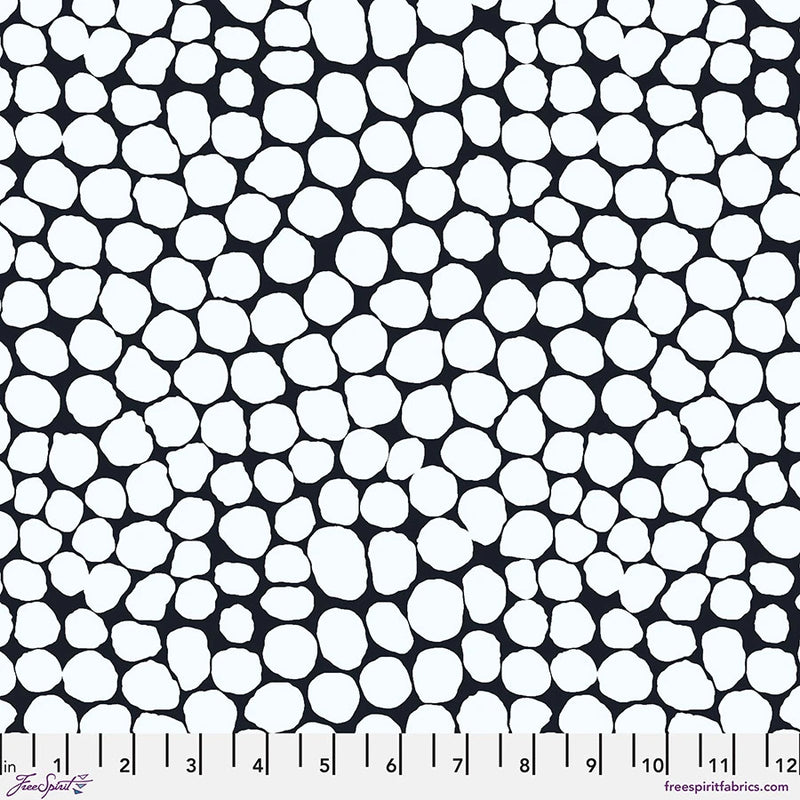Kaffe Fassett Collective Fabric- Brandon Mably- Jumble PWBM053.WHITE- Half Yard