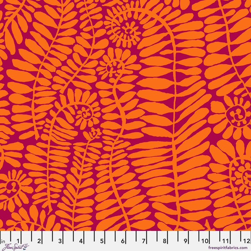 PRE-Order Kaffe Fassett February 2027 Collective- Fronds PWBM085.MAGENTA- Half Yard
