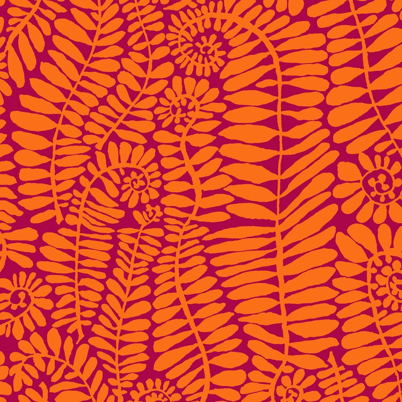 PRE-Order Kaffe Fassett February 2027 Collective- Fronds PWBM085.MAGENTA- Half Yard