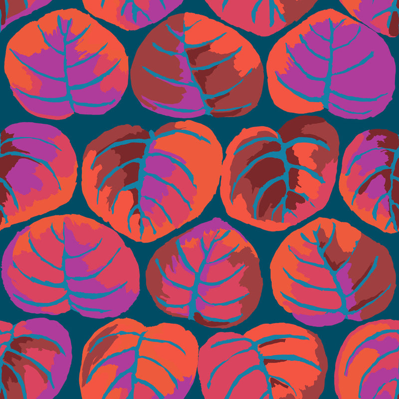 PRE-Order Kaffe Fassett February 2027 Collective- Palm Leaves PWGP208.RED- Half Yard