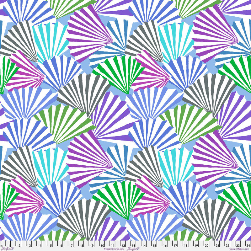 Kaffe Fassett February 2026 Collective- Fanfare PWGP211.BLUE- Half Yard