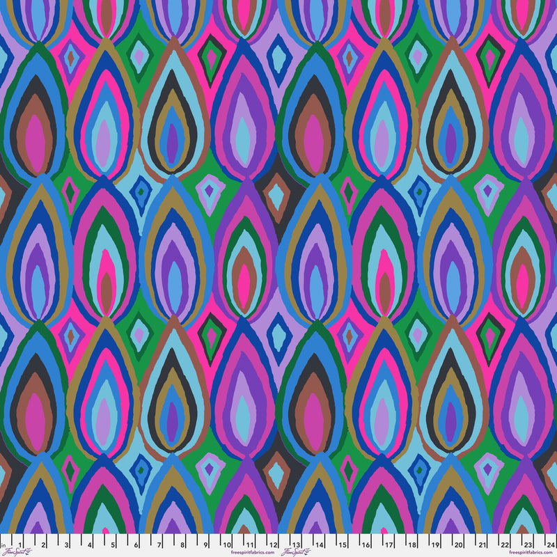 PRE-Order Kaffe Fassett February 2027 Collective- Flame  PWGP219.COOL- Half Yard