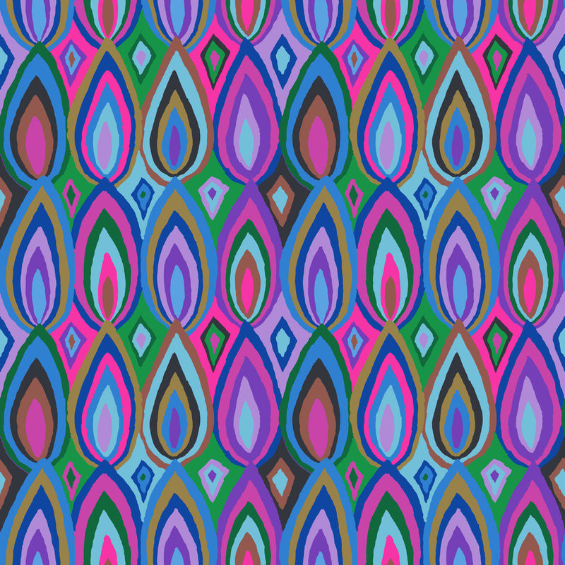PRE-Order Kaffe Fassett February 2027 Collective- Flame  PWGP219.COOL- Half Yard