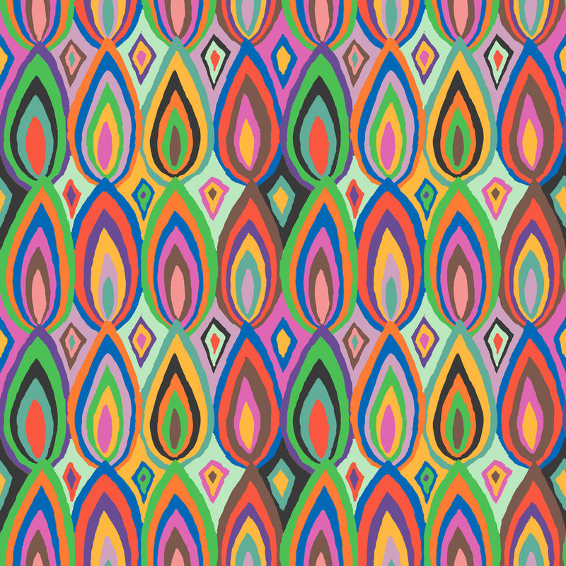 PRE-Order Kaffe Fassett February 2027 Collective- Flame  PWGP219.MULTI- Half Yard