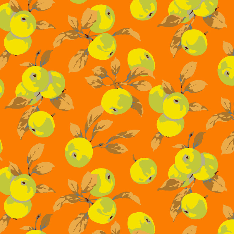 PRE-Order Kaffe Fassett February 2027 Collective- Apples PWMD001.ORANGE- Half Yard