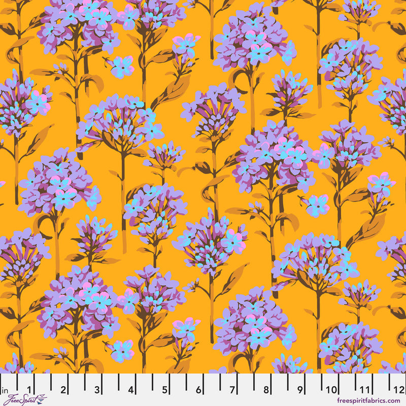 PRE-Order Kaffe Fassett February 2027 Collective- Phlox PWMD004.GOLD- Half Yard
