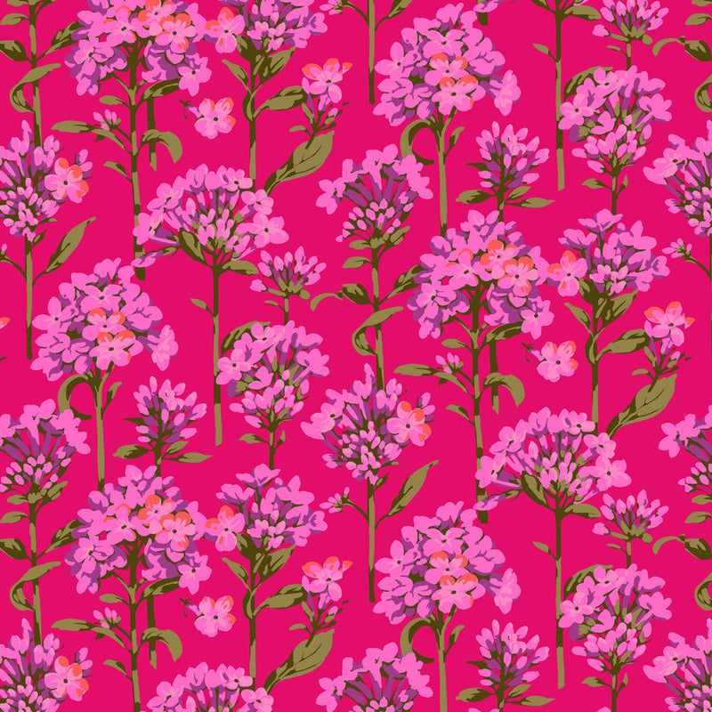 PRE-Order Kaffe Fassett February 2027 Collective- Phlox PWMD004.PLUM- Half Yard