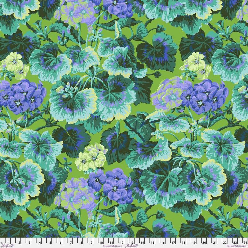 PRE-Order Kaffe Fassett February 2027 Collective- Geranium PWPJ007.LIME- Half Yard