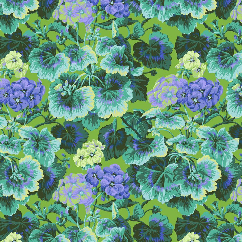 PRE-Order Kaffe Fassett February 2027 Collective- Geranium PWPJ007.LIME- Half Yard