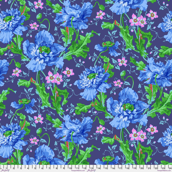 Kaffe Fassett August 2024 Collective- Papaver- PWPJ127.BLUE- Half Yard
