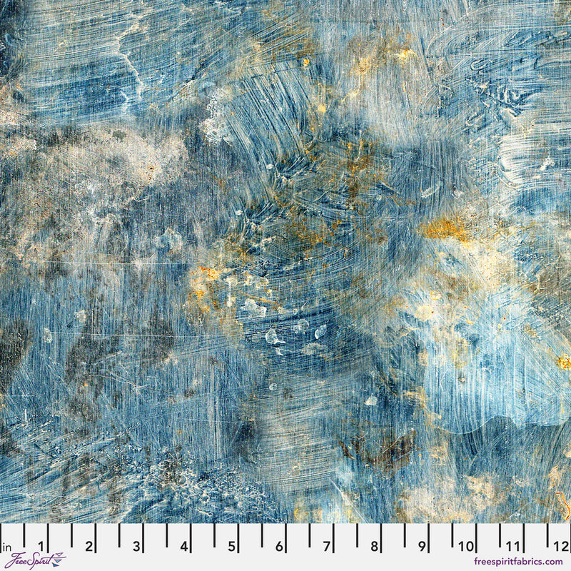 Tim Holtz- Eclectic Elements Palette- Blue Vintage PWTH289.BLUE- Half Yard- May 2025