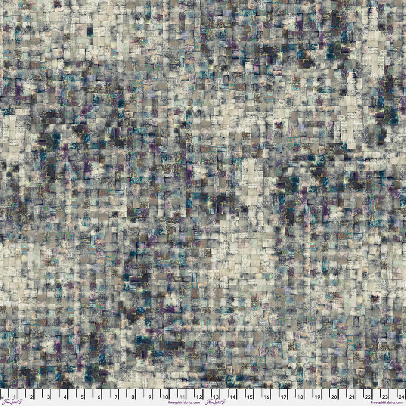 PRE-Order-Tim Holtz- Electric Elements- Fragments PWTH338.GRAYSCALE- Half Yard- April 2027