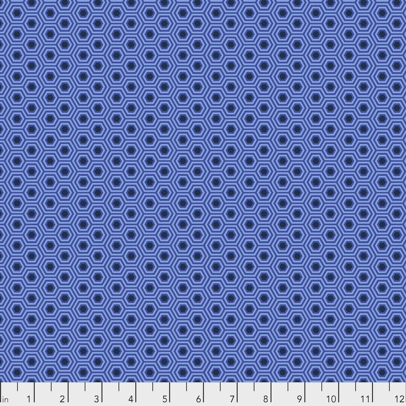 Tula Pink- True Colors Hexy- PWTP150.DEEPSEA- Half Yard