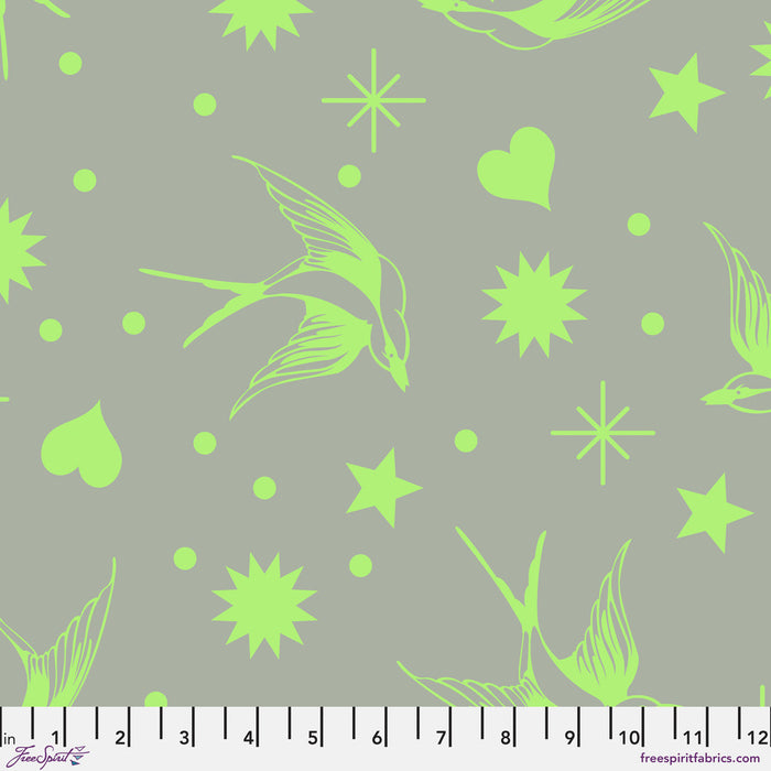 Tula Pink Neon True Colors- Fairy Flakes PWTP157.KARMA- Half Yard