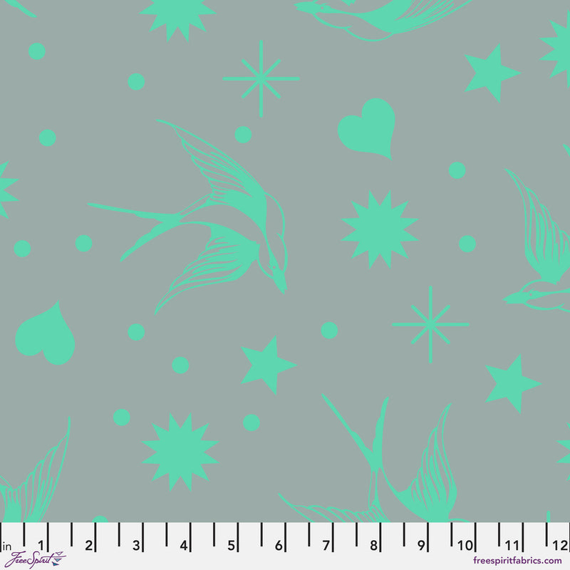Tula Pink Neon True Colors- Fairy Flakes PWTP157.SPIRIT- Half Yard