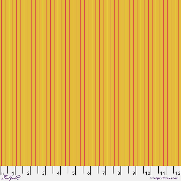 Tula Pink Tiny True Colors- Tiny Stripes- PWTP186.SUNRISE- Half Yards
