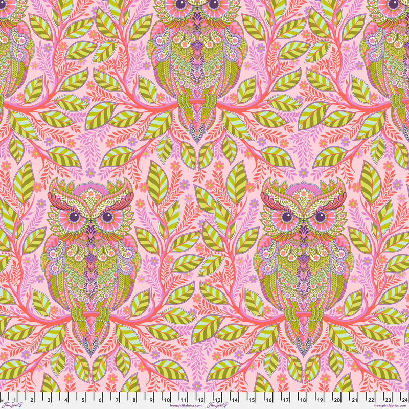 Tula Pink Full Moon Forest II- Hootie Patooie PWTP244.HONEY- Half Yard- April 2025