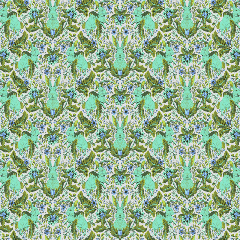 Tula Pink Full Moon Forest II- Hoppy Go Lucky PWTP246.STARLIGHT- Half Yard- April 2025